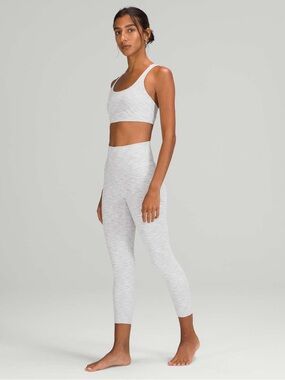 302. Lululemon Wunder Under HR Crop 23" Full-On Luxtreme Wee Are From Space 6